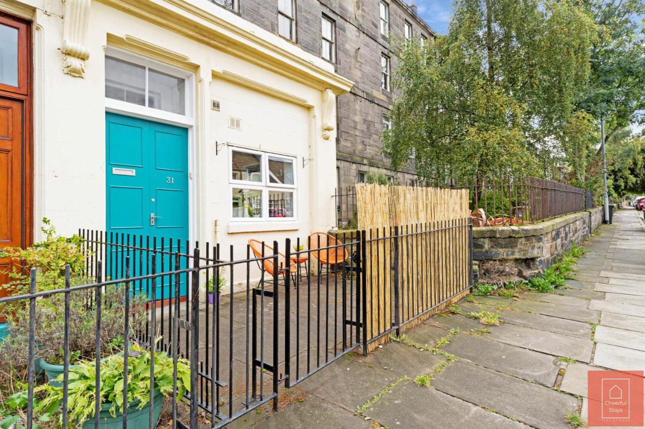 Cheerful Stays: Spacious Flat In Vibrant Leith Edinburgh Exterior foto